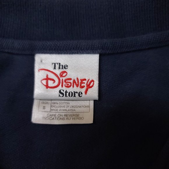 Vintage 90s Walt Disney Studios Donald Duck Mens Small Blue Polo Shirt - Picture 12 of 12